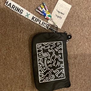 Kipling x Keith Haring Wristlet